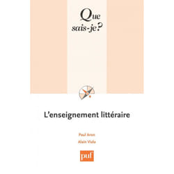 L'enseignement littéraire