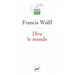 ISBN Dire le monde livre philosophie Français