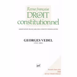 ISBN RFDC 2004, n° HS, Loi, Français, 96 pages