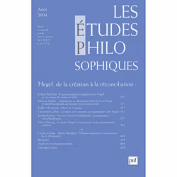 ISBN études philosophiques 2004, n° 3, philosophie, Français, 240 pages
