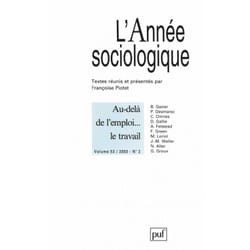 ISBN année sociologique 2003, vol. 53 (2) livre Education Français