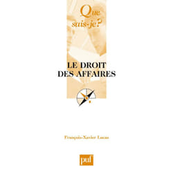 Le droit des affaires (Poche)