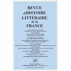 ISBN RHLF 2004, n° 4, Littérature, Français, 254 pages