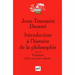 ISBN Introduction à l'histoire de la philosophie, philosophie, Français, 320 pages