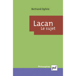 ISBN Lacan. Le sujet livre philosophie Français