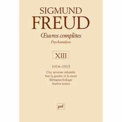 ISBN Œuvres complètes - psychanalyse - vol. XIII : 1914-1915, Psychologie, Français, 388 pages
