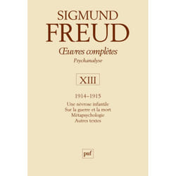 ISBN Œuvres complètes - psychanalyse - vol. XIII : 1914-1915 livre Psychologie Français