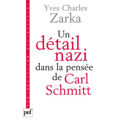 ISBN Un détail nazi dans la pensée de Carl Schmitt livre philosophie Français