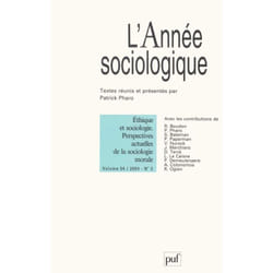 ISBN année sociologique 2004, vol. 54 (2) livre Education Français
