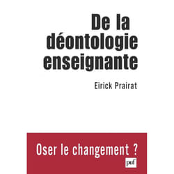 ISBN De la déontologie enseignante livre Education Français