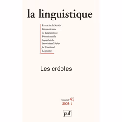 ISBN linguistique 2005, vol. 41 (1), Littérature, Français, 160 pages