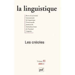 ISBN linguistique 2005, vol. 41 (1) livre Littérature Français