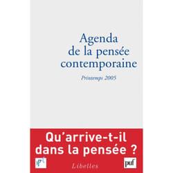 ISBN Agenda de la pensée contemporaine, printemps 2005 livre philosophie Français