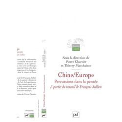 ISBN Chine / Europe. Percussions dans la pensée livre philosophie Français