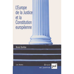 ISBN L'Europe de la Justice et la Constitution européenne livre Loi Français