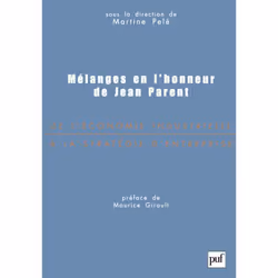 ISBN Mélanges en l'honneur de Jean Parent, Économie, Français, 448 pages