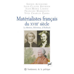 ISBN Matérialistes français du XVIIIe siècle livre philosophie