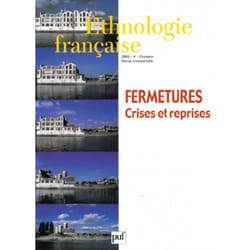 ISBN Ethnologie française 2005, n° 4 livre Education Français