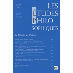 ISBN études philosophiques 2005, n° 3, philosophie, Français, 140 pages