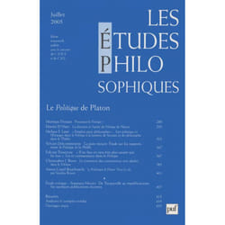 ISBN études philosophiques 2005, n° 3 livre philosophie Français