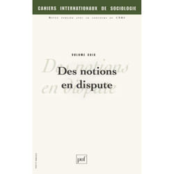 ISBN Cahiers intern. de sociologie 2005, vol. 119 livre société Français