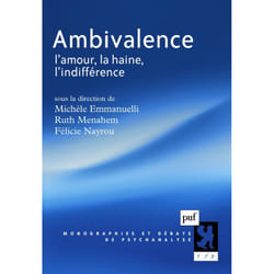 ISBN Ambivalence livre Psychologie Français