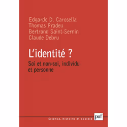 ISBN L'identité ? Soi et non-soi, individu et personne, Psychologie, Français, 192 pages