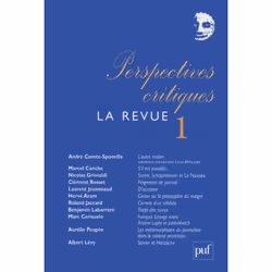 ISBN Perspectives critiques : la Revue 1, Littérature, Français, 144 pages
