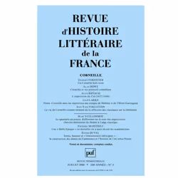 ISBN RHLF 2006, n° 3, Littérature, Français, 256 pages