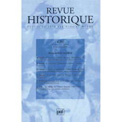 ISBN Revue historique 2006, n° 639 livre histoire Français