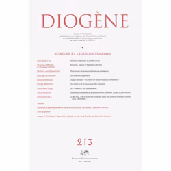 ISBN Diogène 2006, n° 213, philosophie, Français, 256 pages
