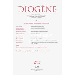 ISBN Diogène 2006, n° 213 livre philosophie Français