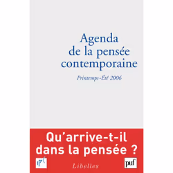 ISBN Agenda de la pensée contemporaine 2006/1-2, philosophie, Français, 160 pages