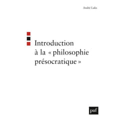 ISBN Introduction à la « philosophie présocratique »