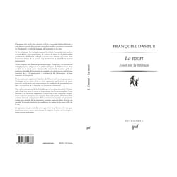 ISBN La mort. Essai sur la finitude livre philosophie Français