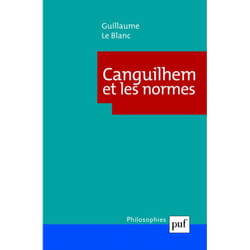 ISBN Canguilhem et les normes livre philosophie Français