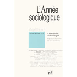 ISBN année sociologique 2006, vol. 56 (2) livre Education Français
