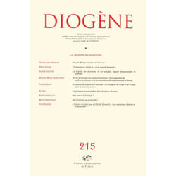 ISBN Diogène 2006, n° 215 livre philosophie Français