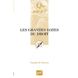Les grandes dates du droit