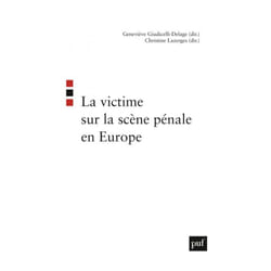 ISBN La victime sur la scène pénale en Europe livre Loi Français