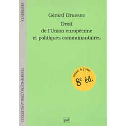 ISBN Droit de l'Union européenne et politiques communautaires livre Loi Français