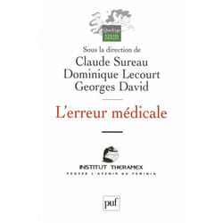 ISBN L'erreur médicale livre Littérature scientifique Français