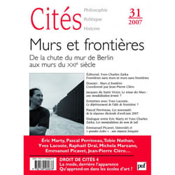 ISBN Cités 2007, n° 31 livre philosophie Français