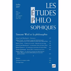 ISBN études philosophiques 2007, n° 3, philosophie, Français, 138 pages
