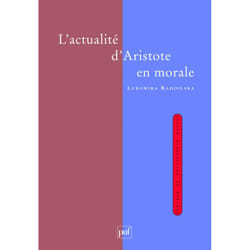 ISBN L'actualité d'Aristote en morale livre philosophie Français