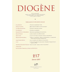 ISBN Diogène 2007, n° 217 livre philosophie Français