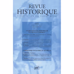 ISBN Revue historique 2007, n° 641, histoire, Français, 256 pages