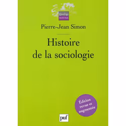 ISBN Histoire De La Sociologie, société, Français, Livre broché