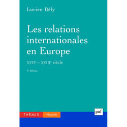 ISBN Les relations internationales en Europe, XVIIe-XVIIIe siècles livre histoire Français