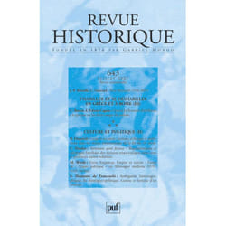 ISBN Revue historique 2007, n° 643 livre histoire Français